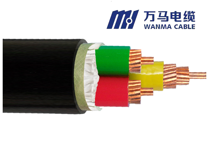 三芯低压PVC绝缘铜芯电力电缆